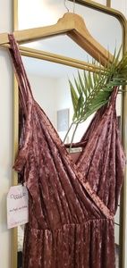 Final Touch Velveteen Jumpsuit